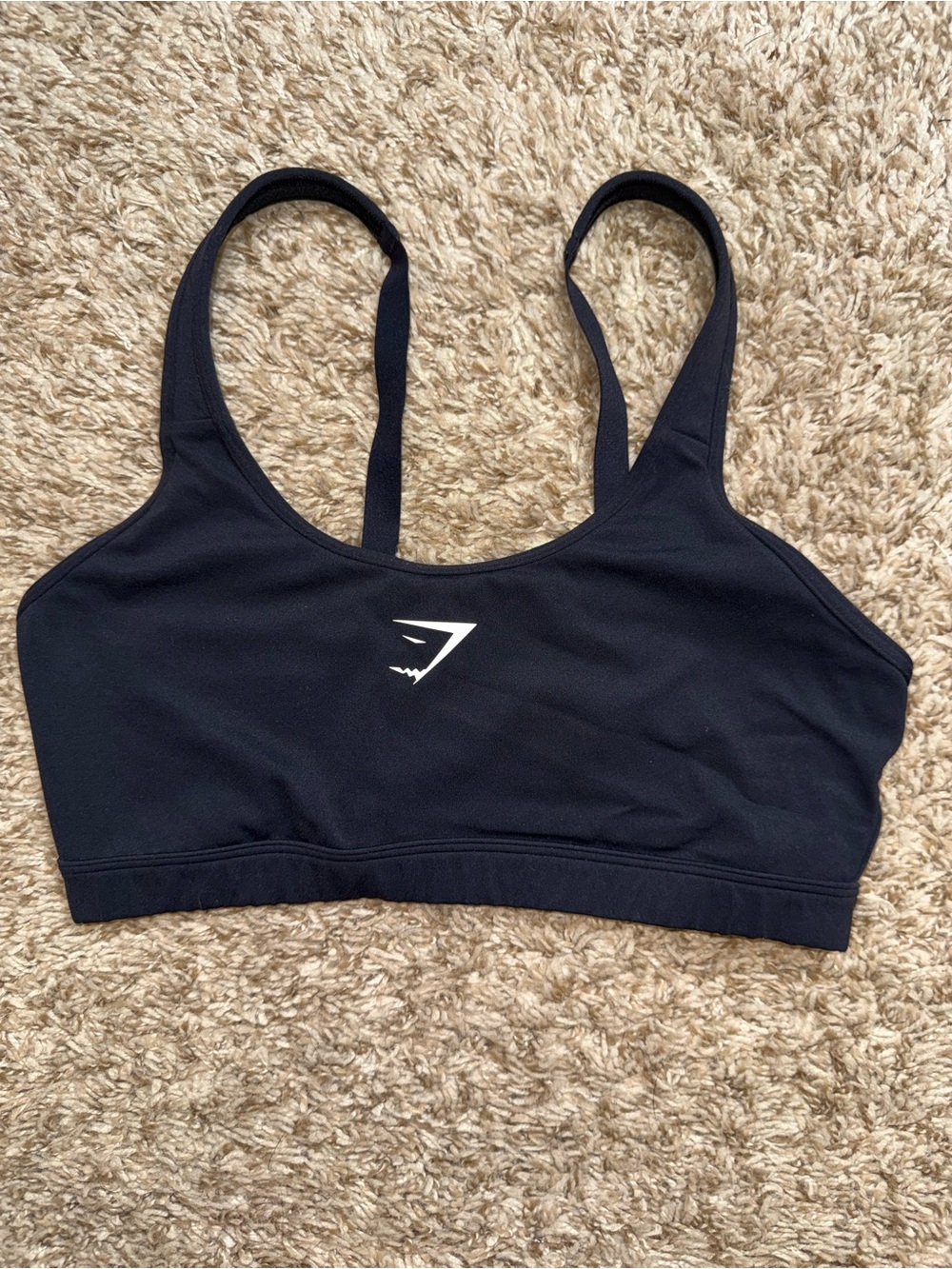 GYMSHARK Women’s Black Sports Bra- Size M
